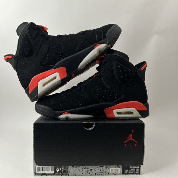 Nike Shoes Air Jordan 6 Retro OG “Black Infrared/Bred” 2019 - Picture 3 of 8